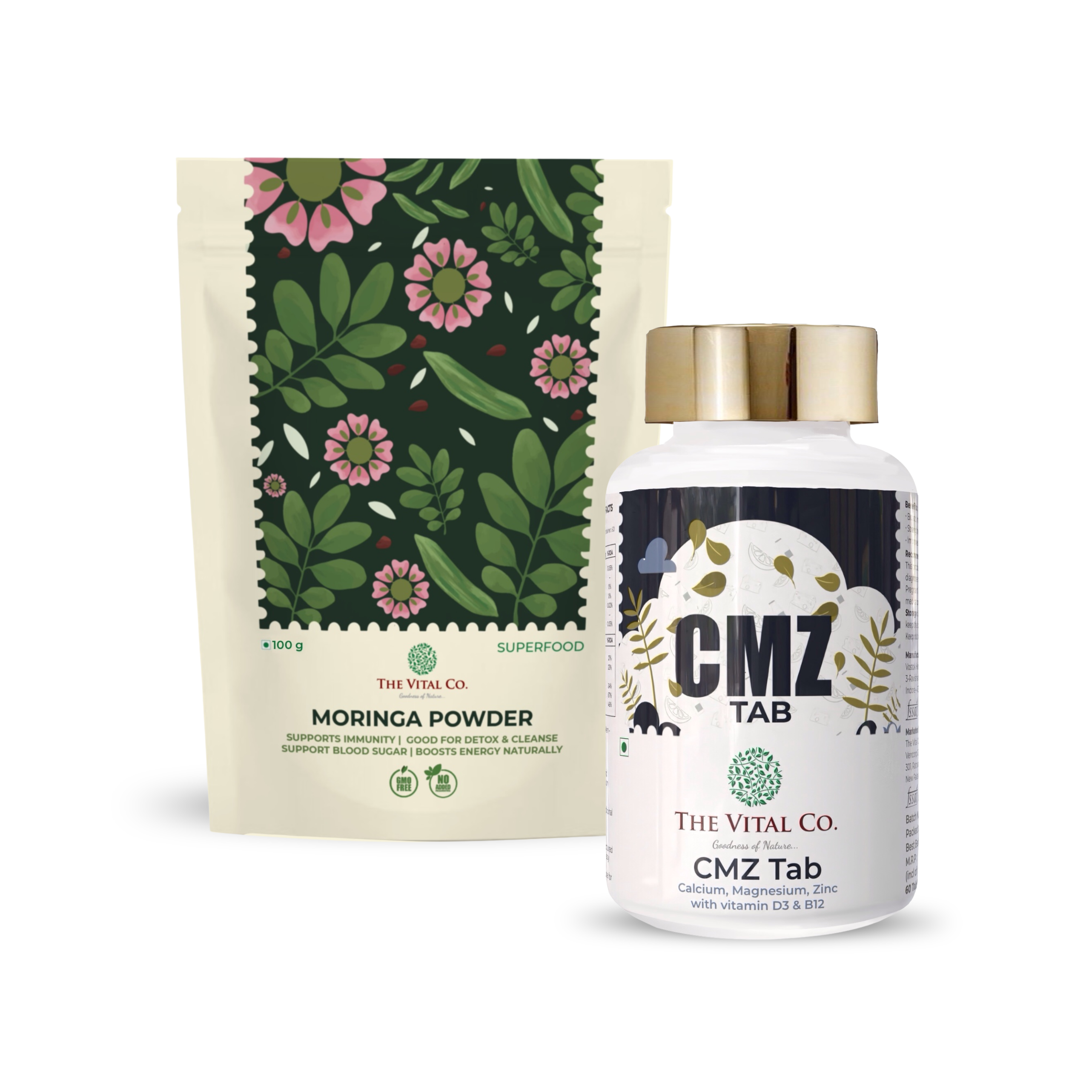 Complete Bone & Joint Kit CMZ Tablets + Moringa Powder