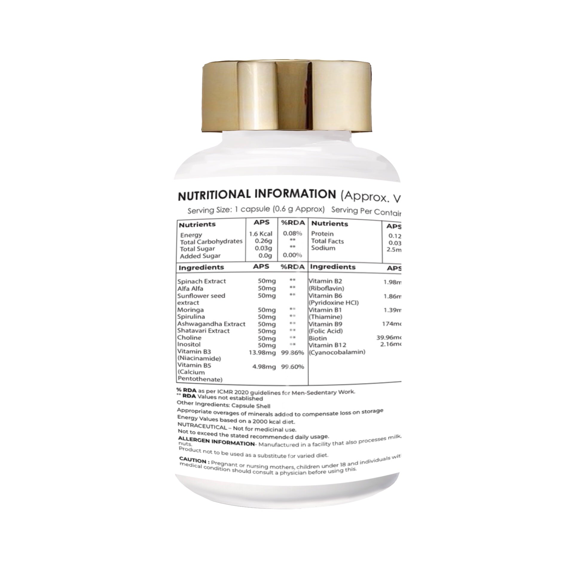 Plant Based Vitamin B12 Capsules