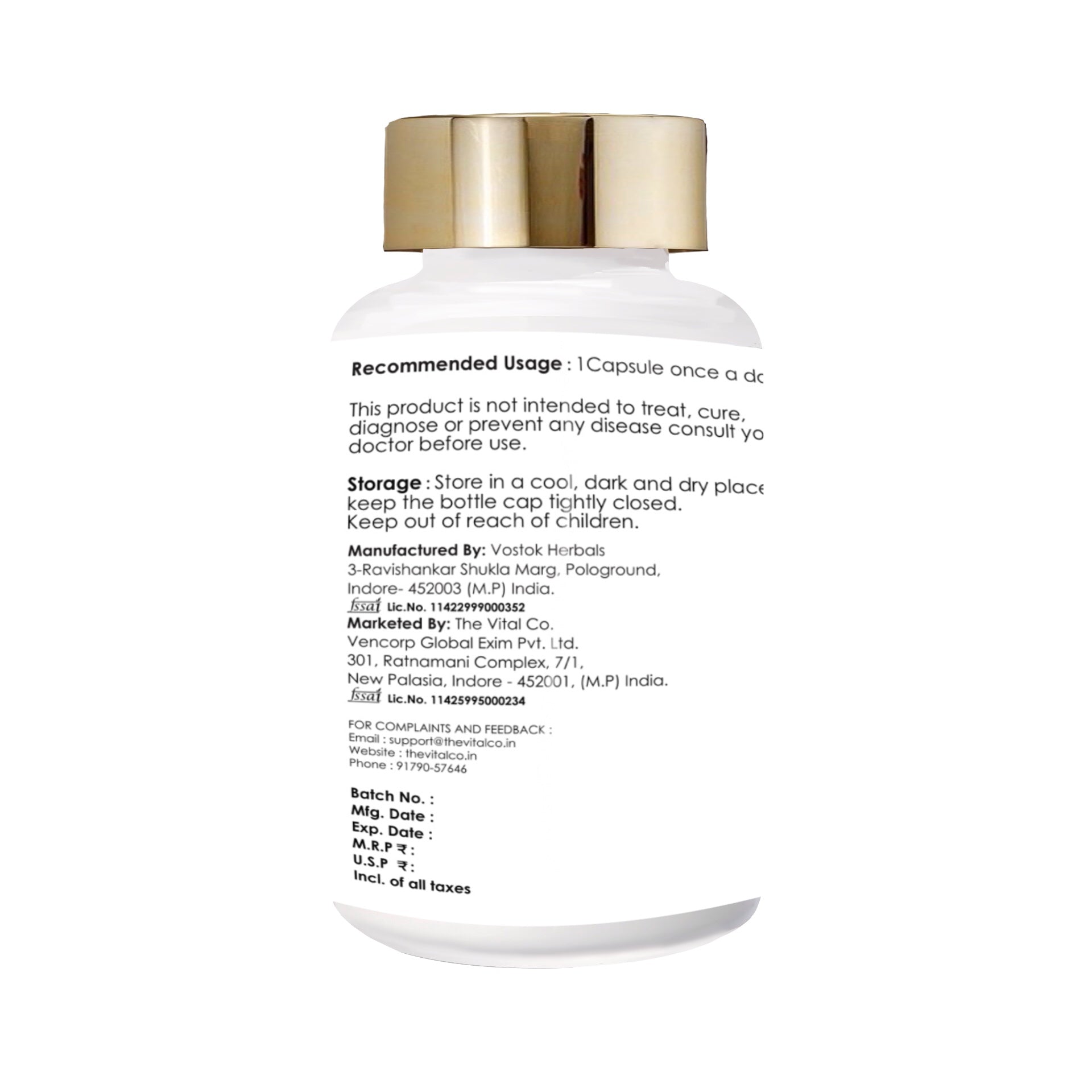 Plant Based Vitamin B12 Capsules