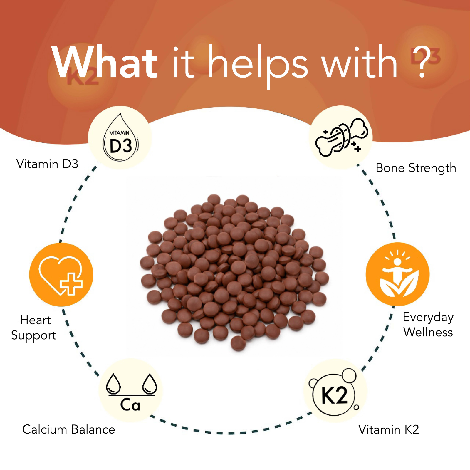 Daily Greens + Immunity Boost Moringa Powder + Vitamin D3 600IU & K2 Tablets